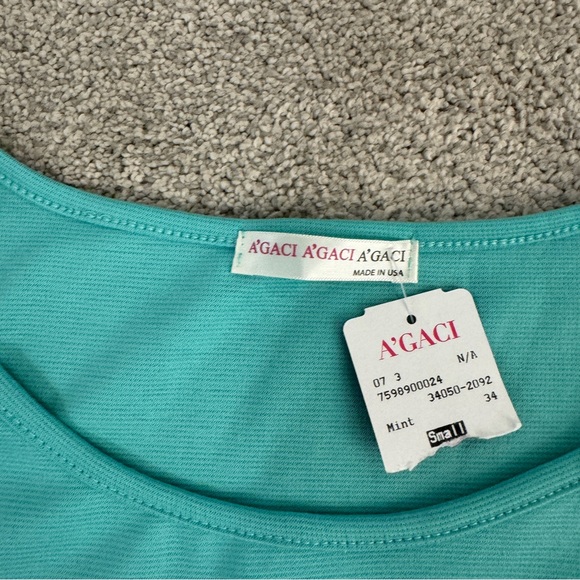 NWT Mint Agaci Peplum Top - Sixe S - Picture 2 of 3